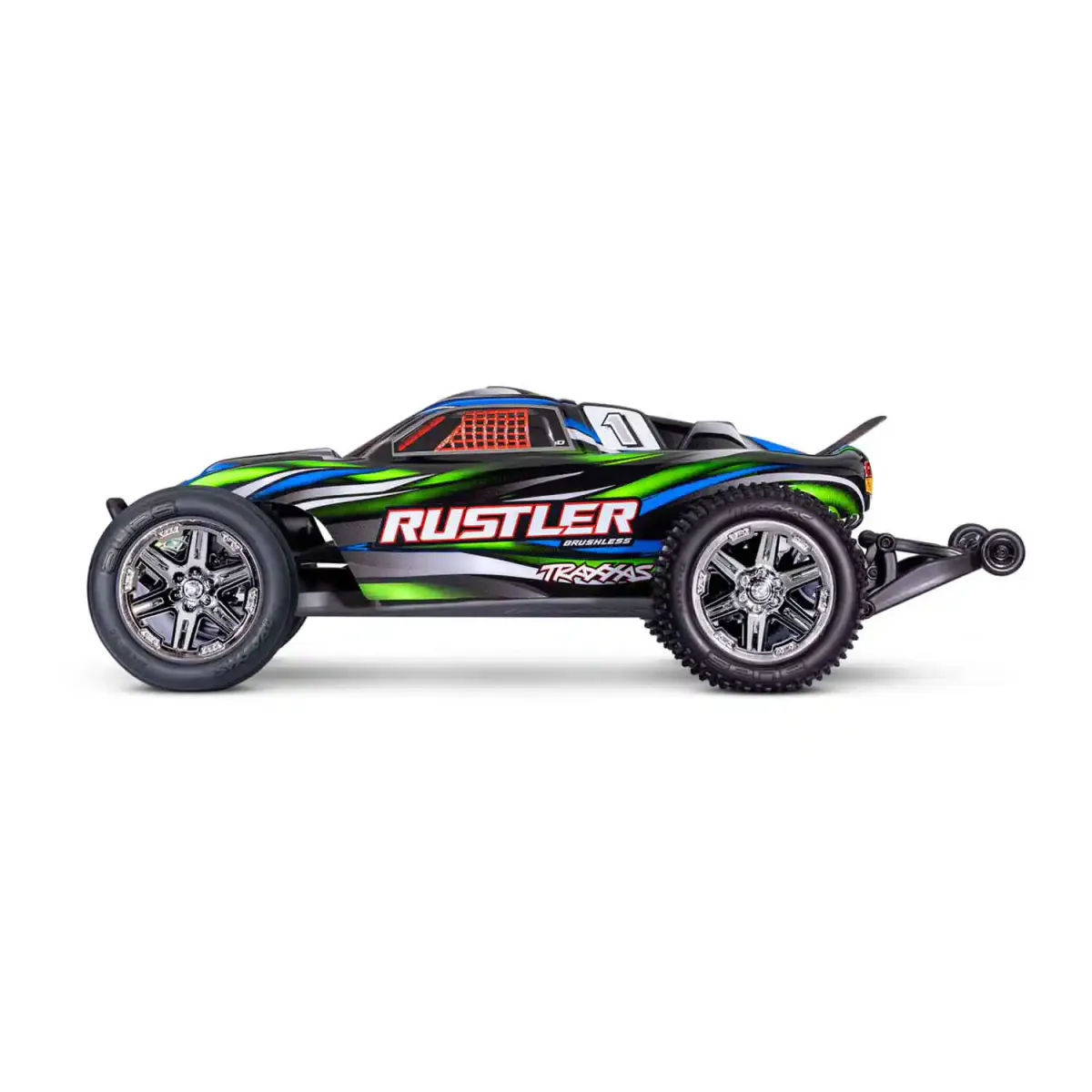 Rustler 2WD 1/10 RTR TQ BL-2s EHD
