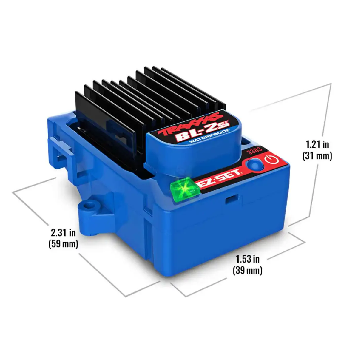 Rustler 2WD 1/10 RTR TQ BL-2s EHD