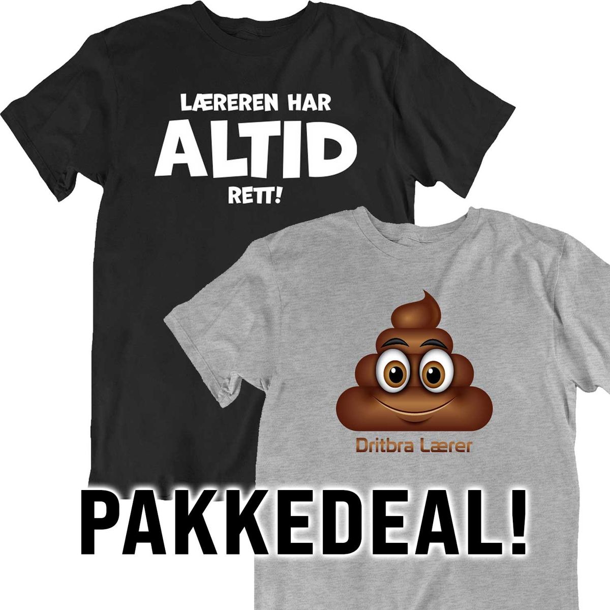 2 Pakning T-skjorte til Lærer