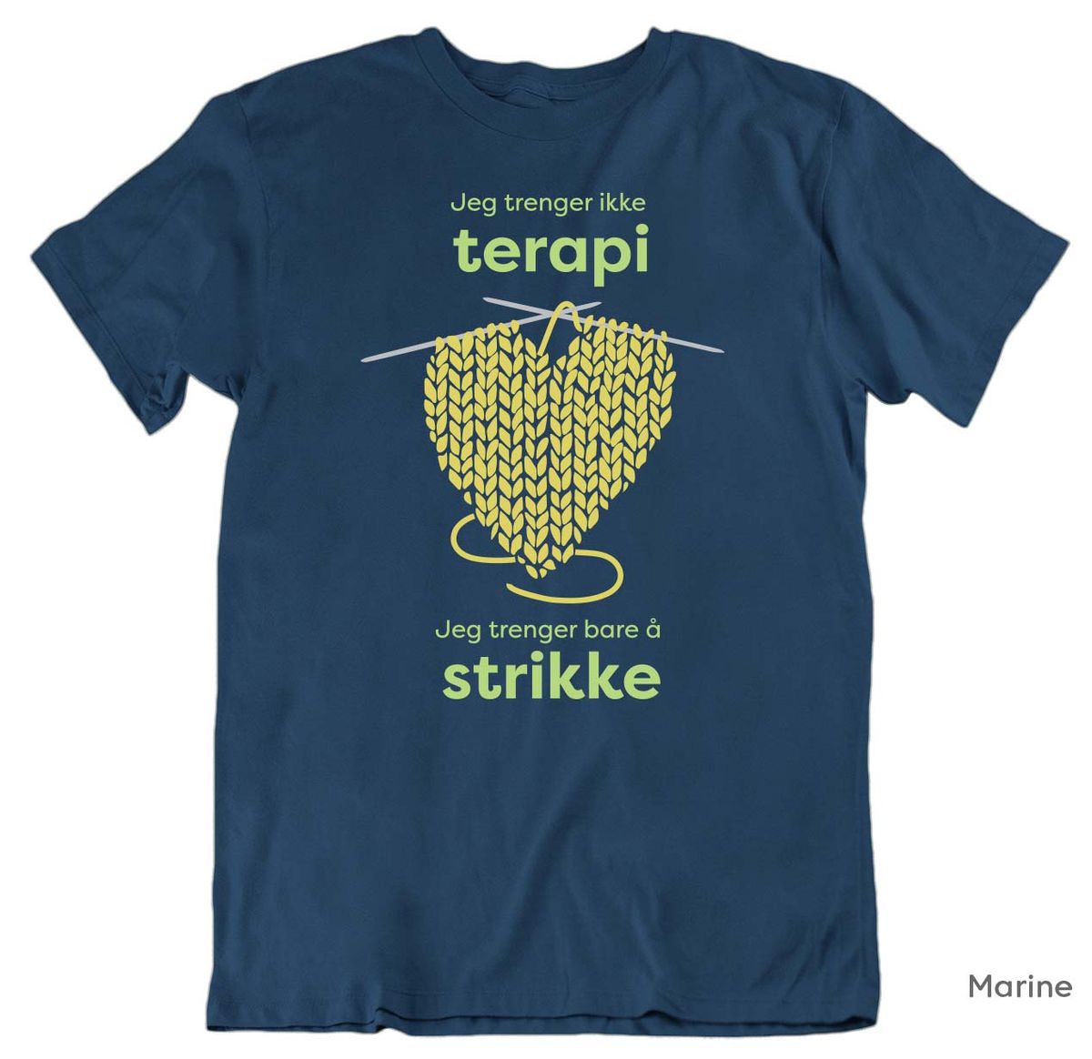 Terapi strikke T-skjorte UNISEX