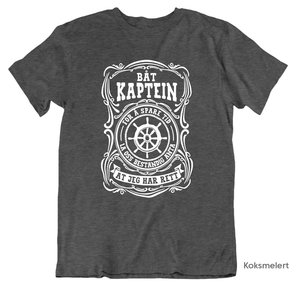 Båt Kaptein T-skjorte