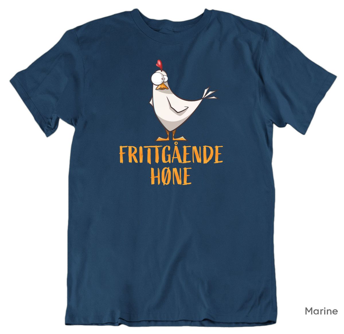Frittgående Høne T-skjorte UNISEX