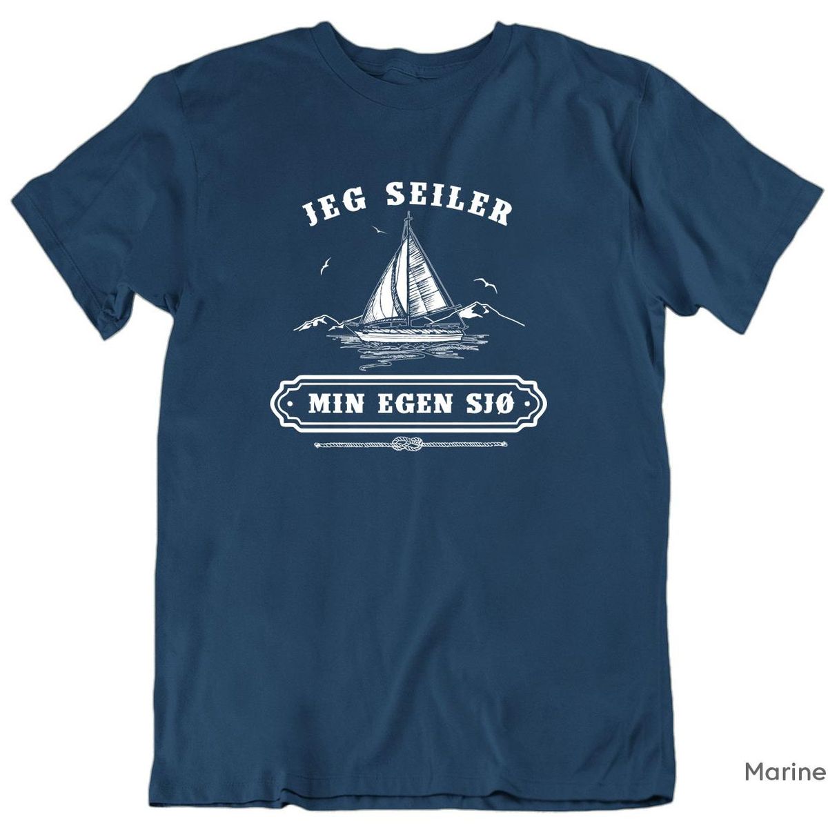 Seiler min egen sjø T-skjorte