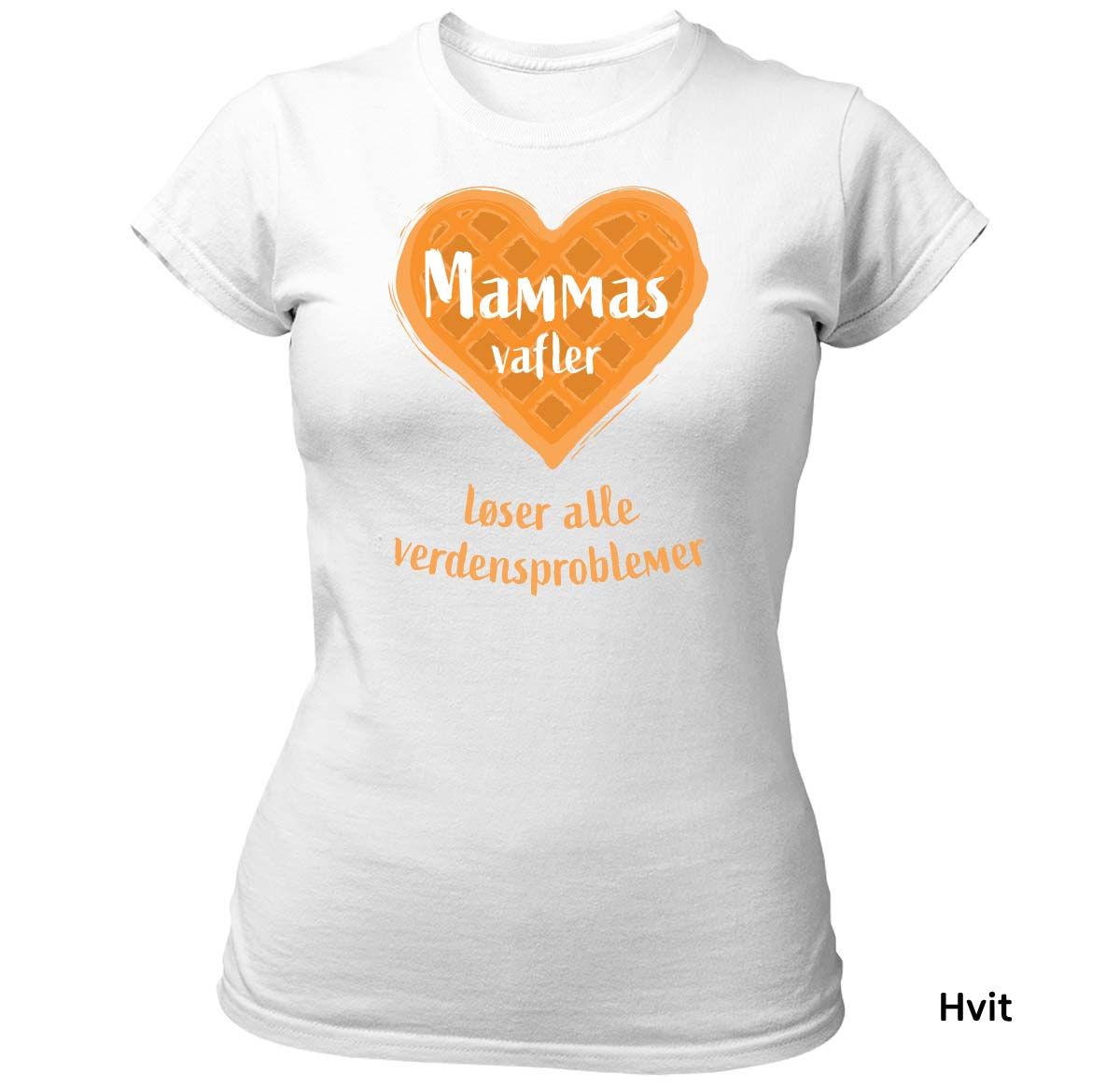 Mammas Vafler T-skjorte Dame