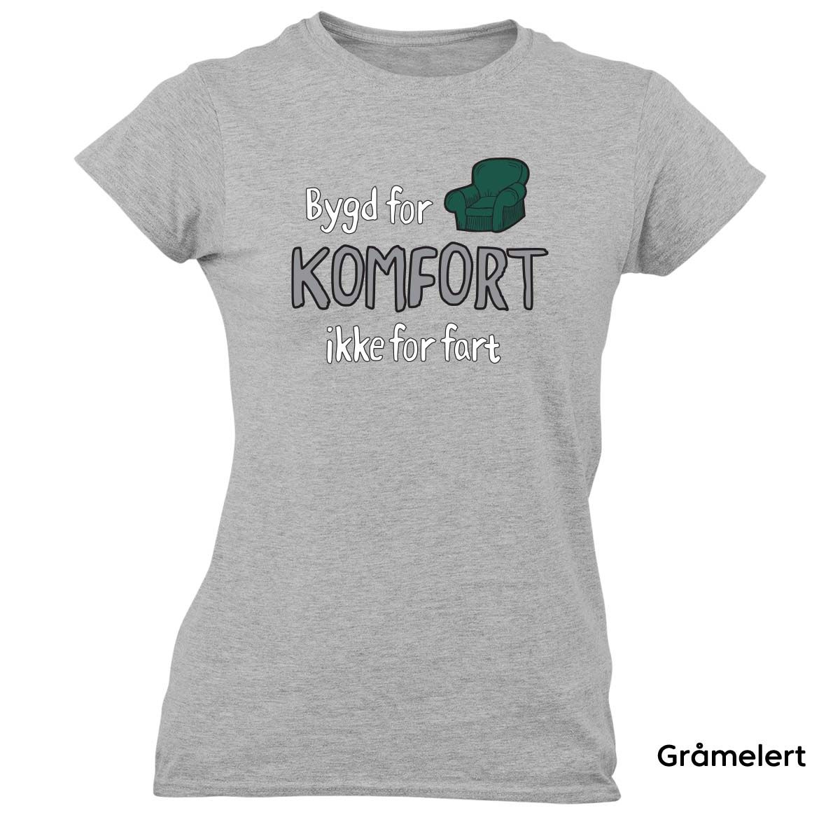 Bygd for komfort  T-skjorte DAME