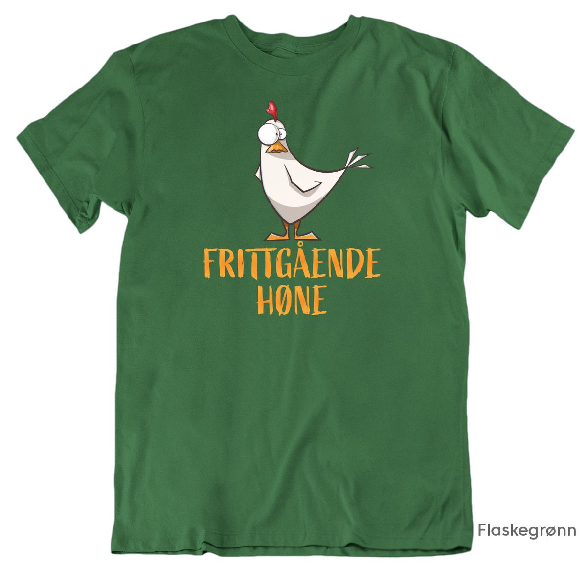 Frittgående Høne T-skjorte UNISEX
