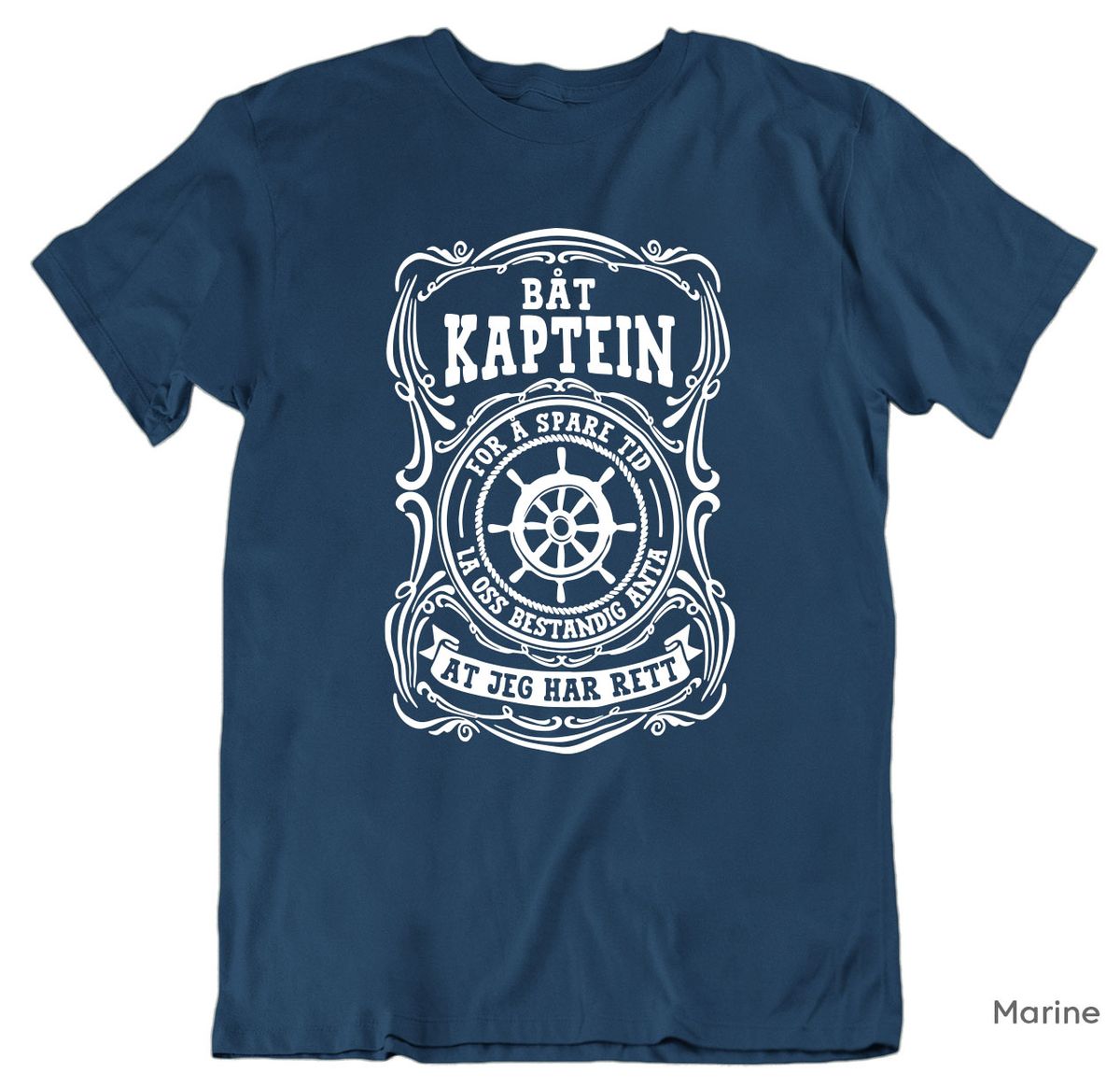 Båt Kaptein T-skjorte