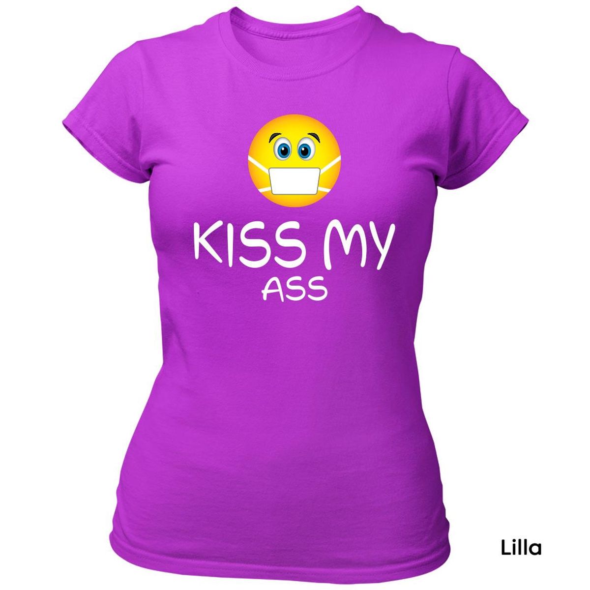 Kiss My Ass T-skjorte Dame