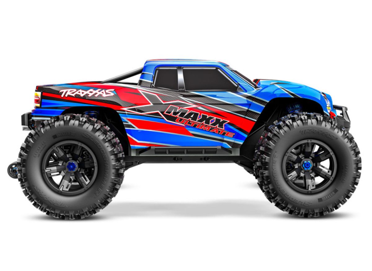 X-Maxx ULTIMATE 4WD Brushless TQi TSM Green-X Limited Edition BLÅ