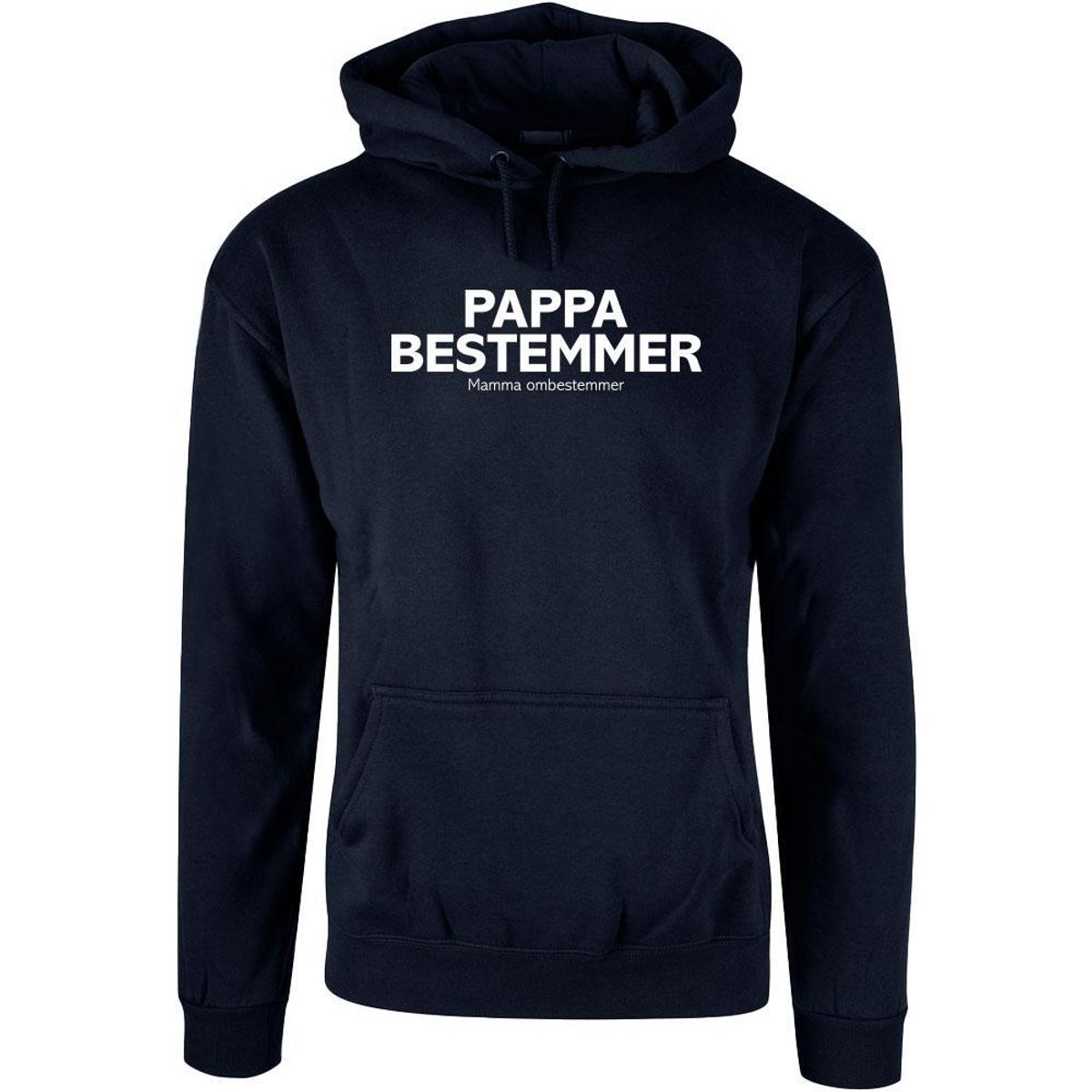 OUTLET - Pappa bestemmer Hettegenser - Marine - M
