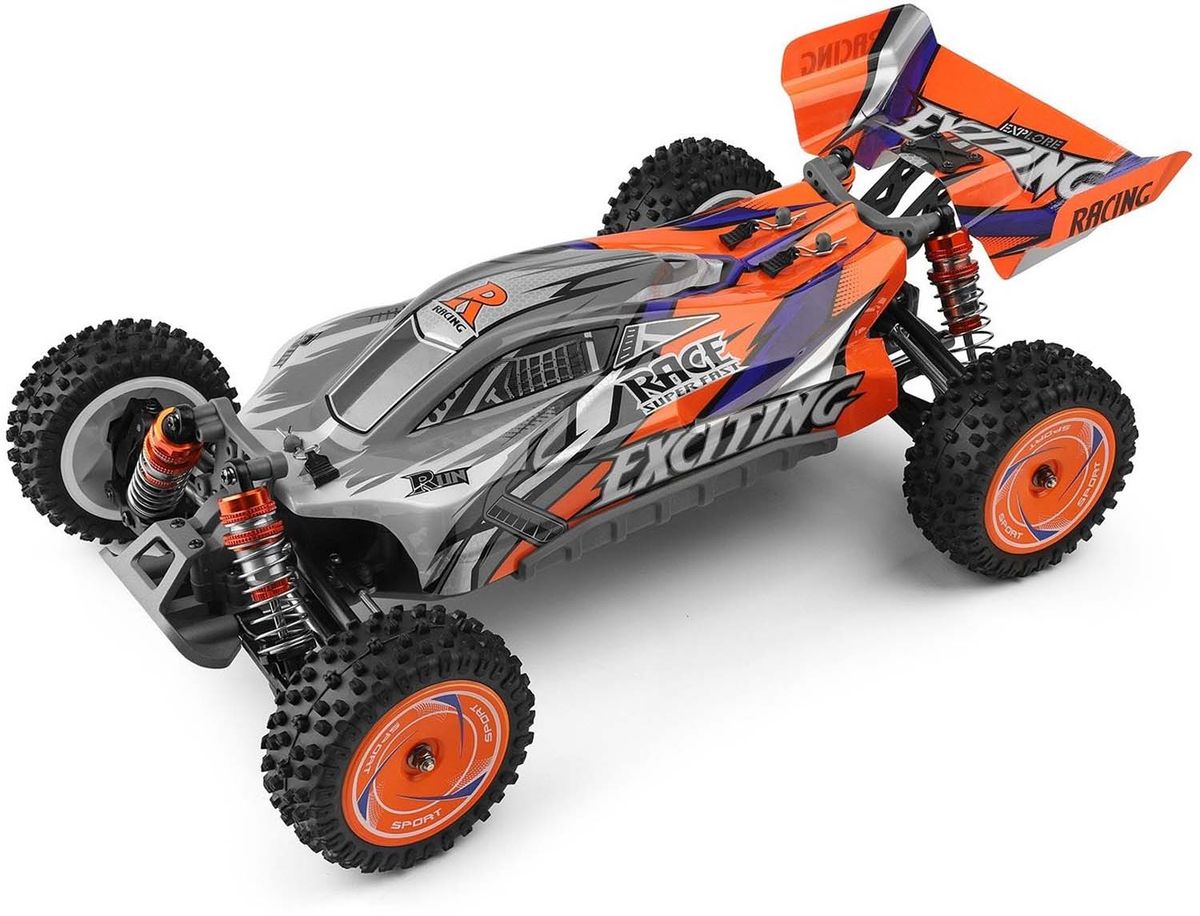 WLToys 124010 Buggy 1/12 4WD Exciting Orange RC bil komplett RTR