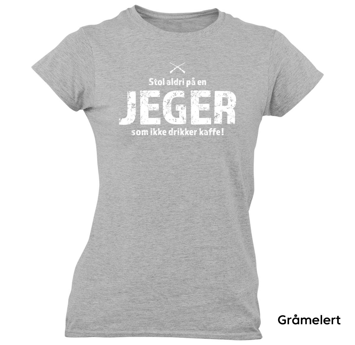 Jeger Kaffe T-skjorte DAME