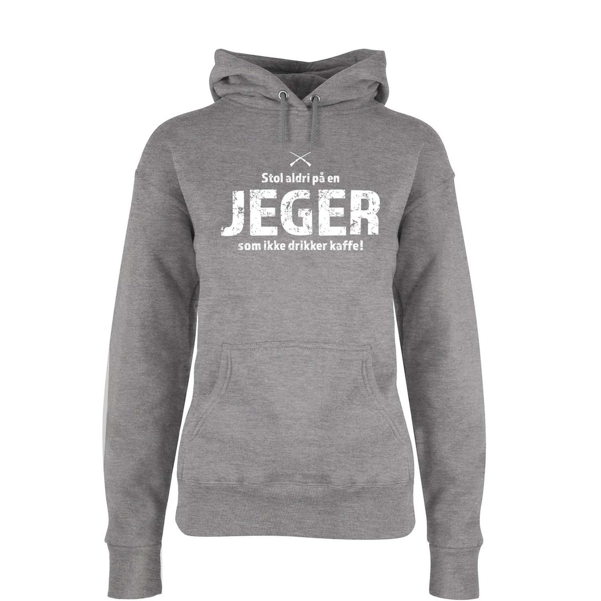 Jeger Kaffe Hettegenser DAME