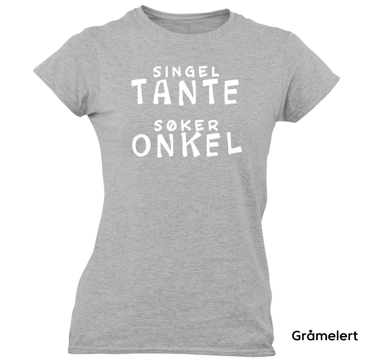 Singel tante T-skjorte Dame
