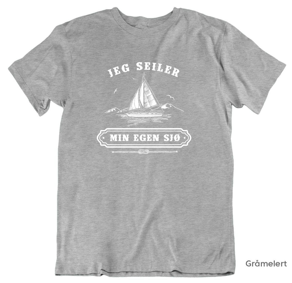 Seiler min egen sjø T-skjorte
