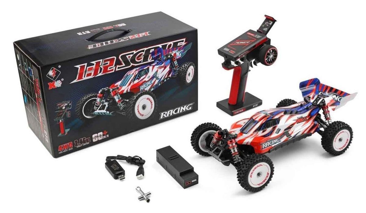 WLToys WL124008 Buggy MAX 1/12 4WD BØRSTELØS RC bil komplett RTR