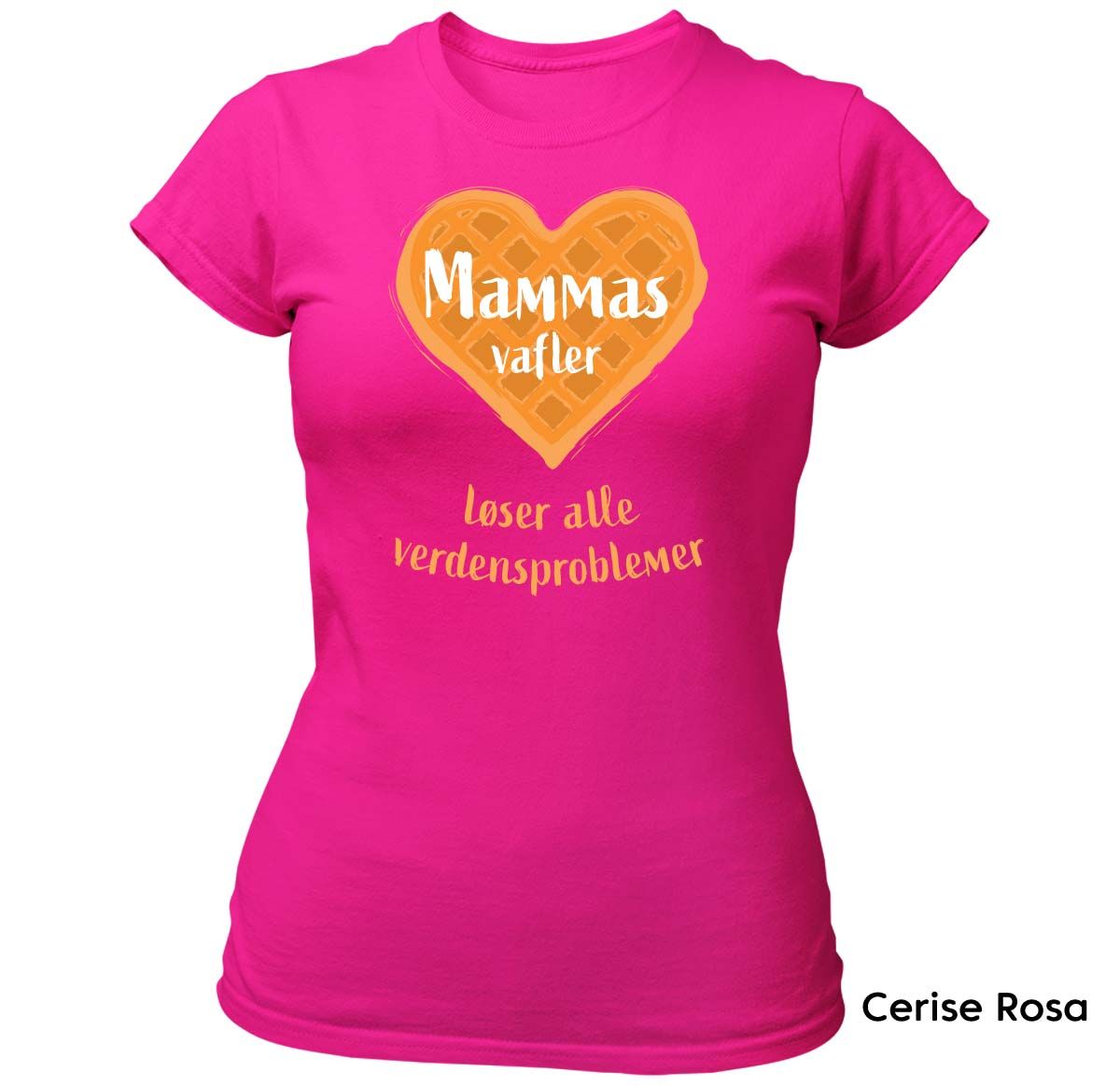 Mammas Vafler T-skjorte Dame
