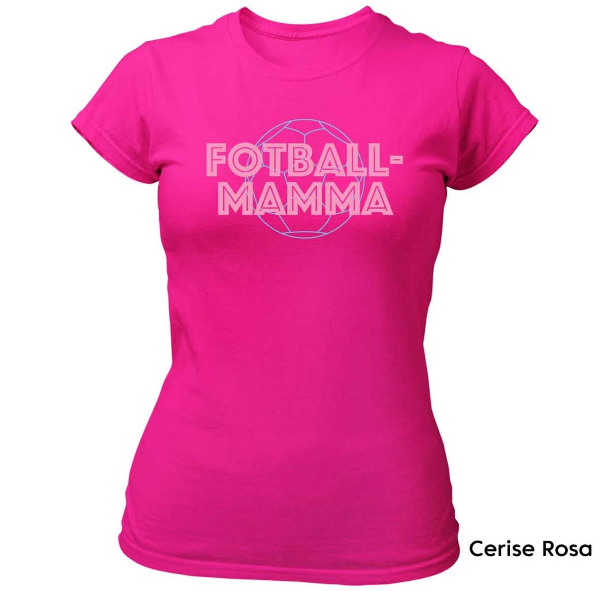 Fotball Mamma T-skjorte DAME