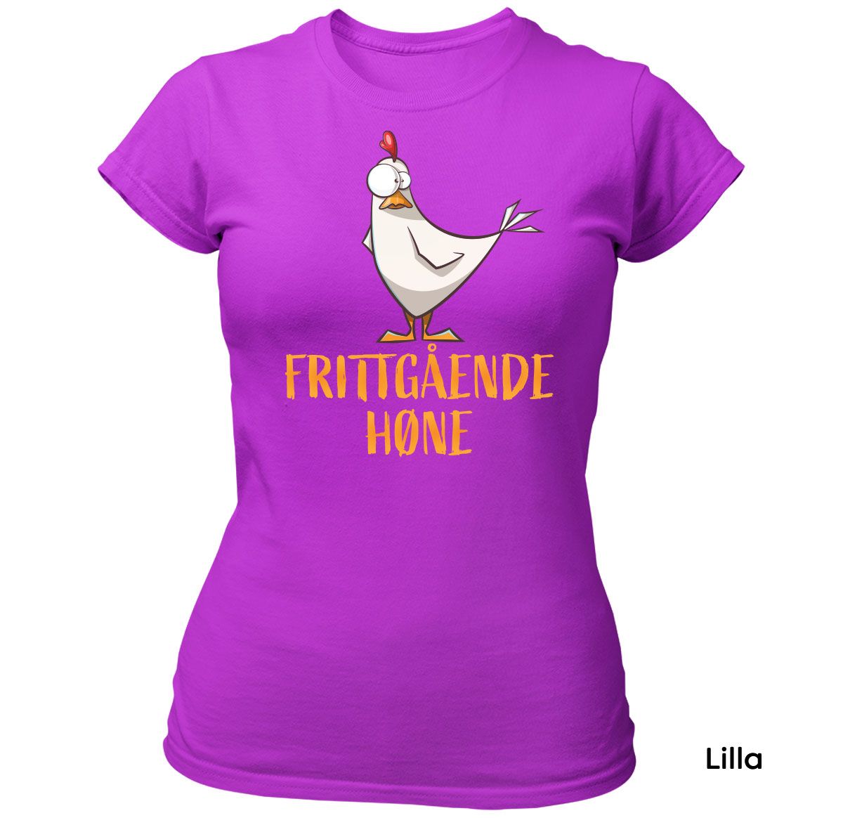 Frittgående Høne T-skjorte Dame