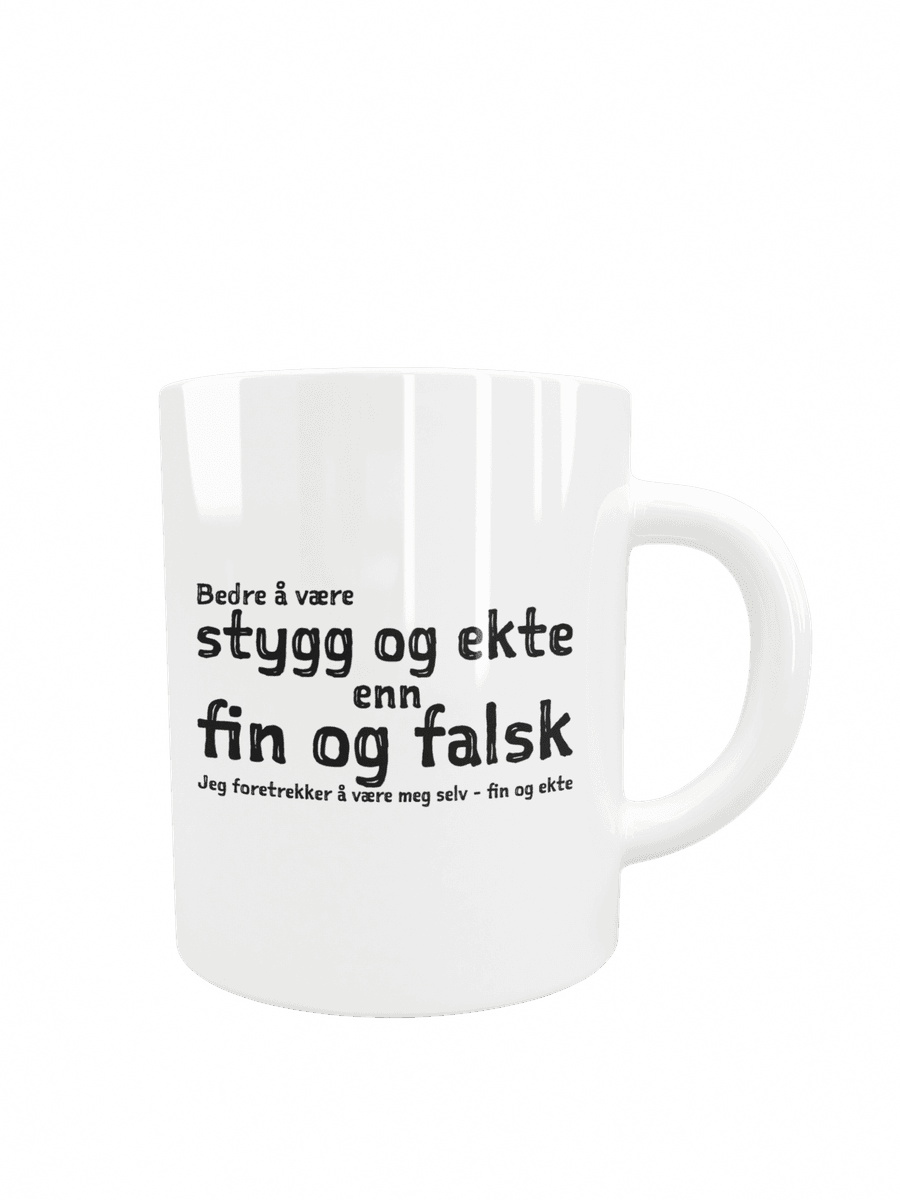 Fin og Ekte Kaffekopp