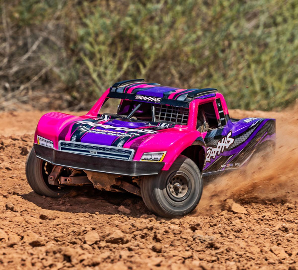 Mini Slash 4x4 RTR TQ BL-2s PINK - USB-C Charger / 2s LiPo